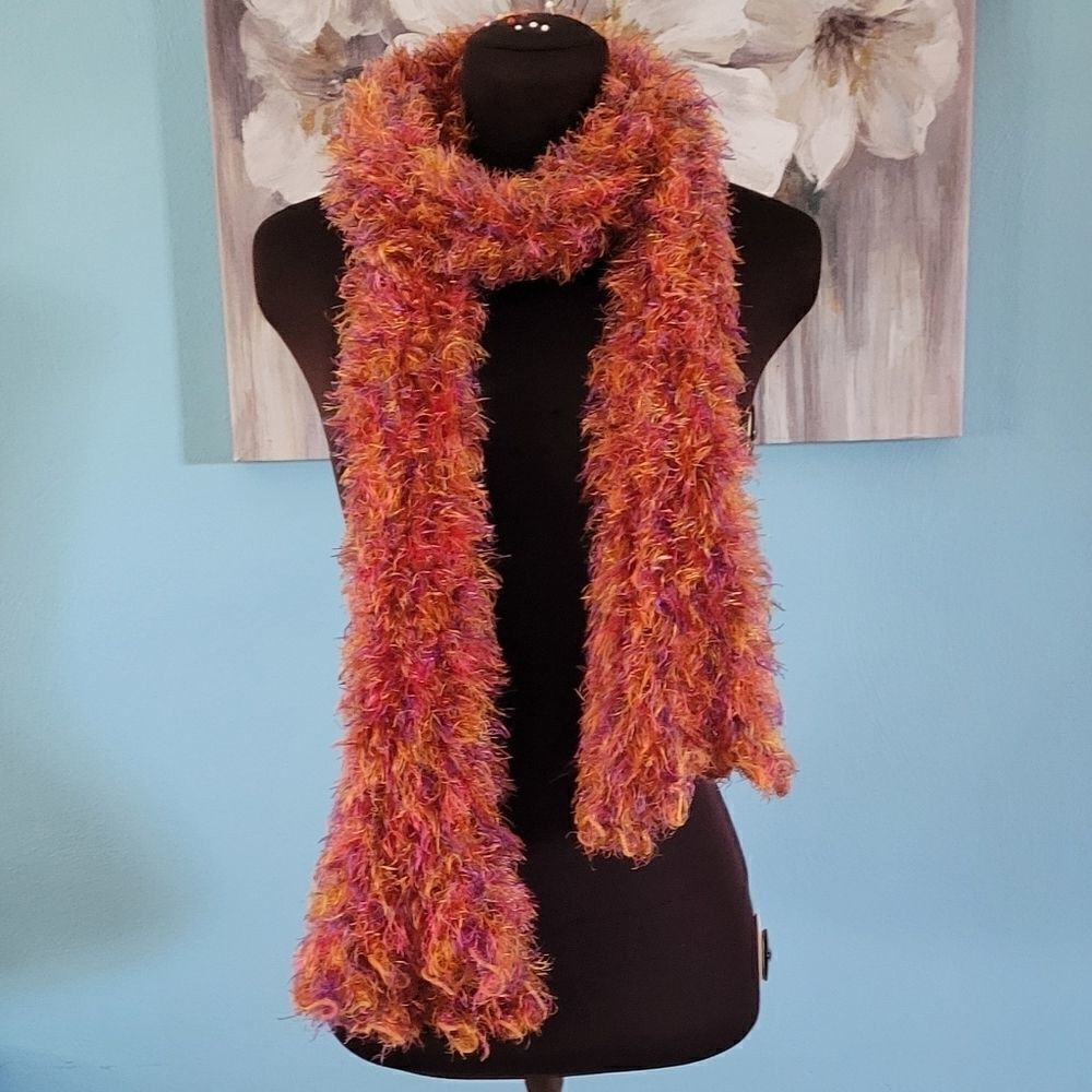 Fun Fuzzy Scarf  - Picture 2 of 3